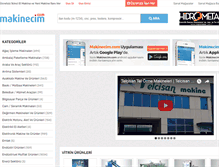 Tablet Screenshot of makinecim.com