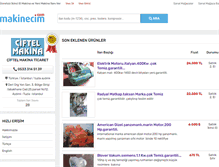 Tablet Screenshot of ciftelmakina.makinecim.com